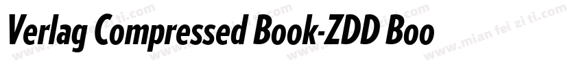 Verlag Compressed Book-ZDD Book字体转换